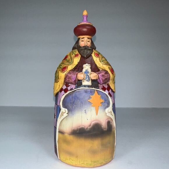 Jim Shore Three Wisemen Let Every Heart Prepare Him Room 2003 Vintage Set of 3 - Picture 8 of 16
